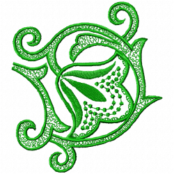 Flowers And Tree Embroidery Design 1